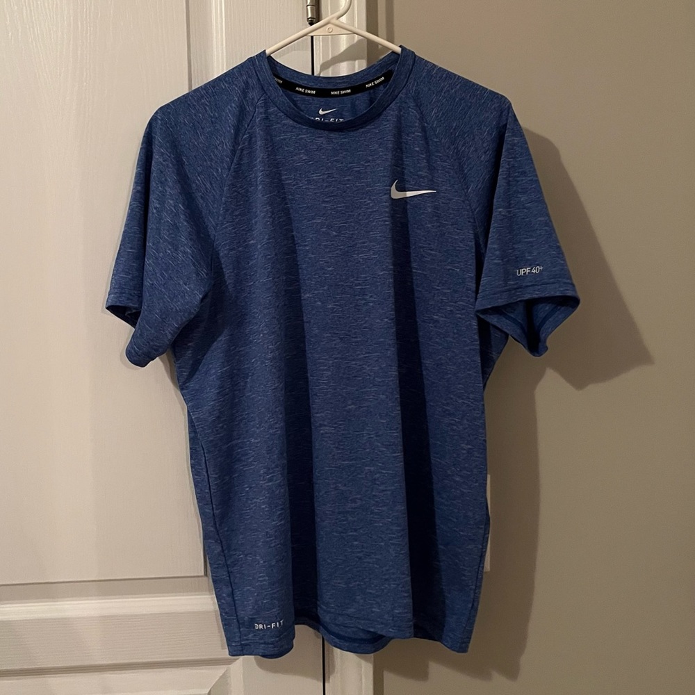 Nike Men's Heather Short Sleeve Hydroguard - Size L